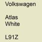 Preview: Volkswagen, Atlas White, L91Z.